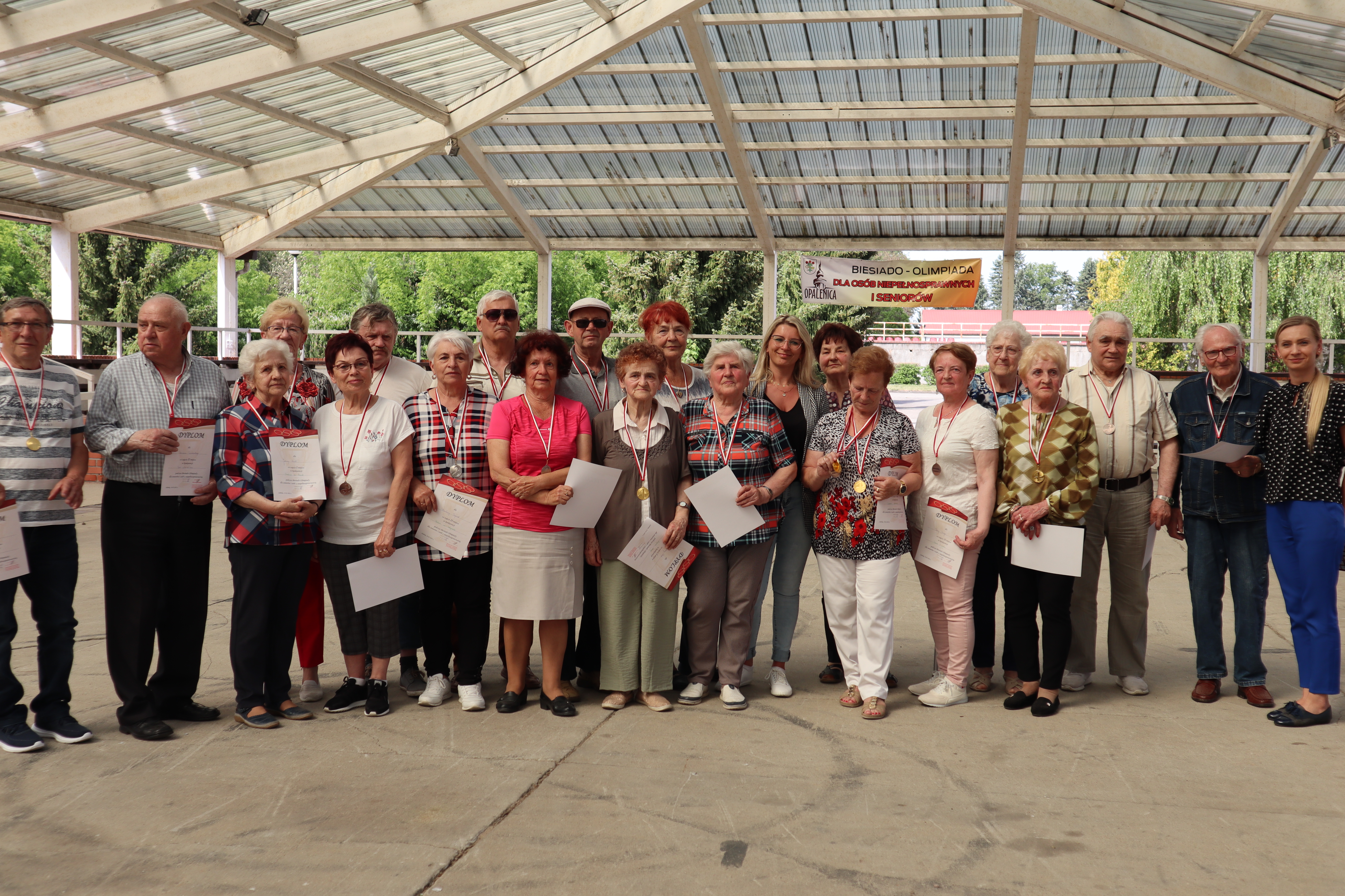 Seniorzy podczas Olimpiady w Sielinku