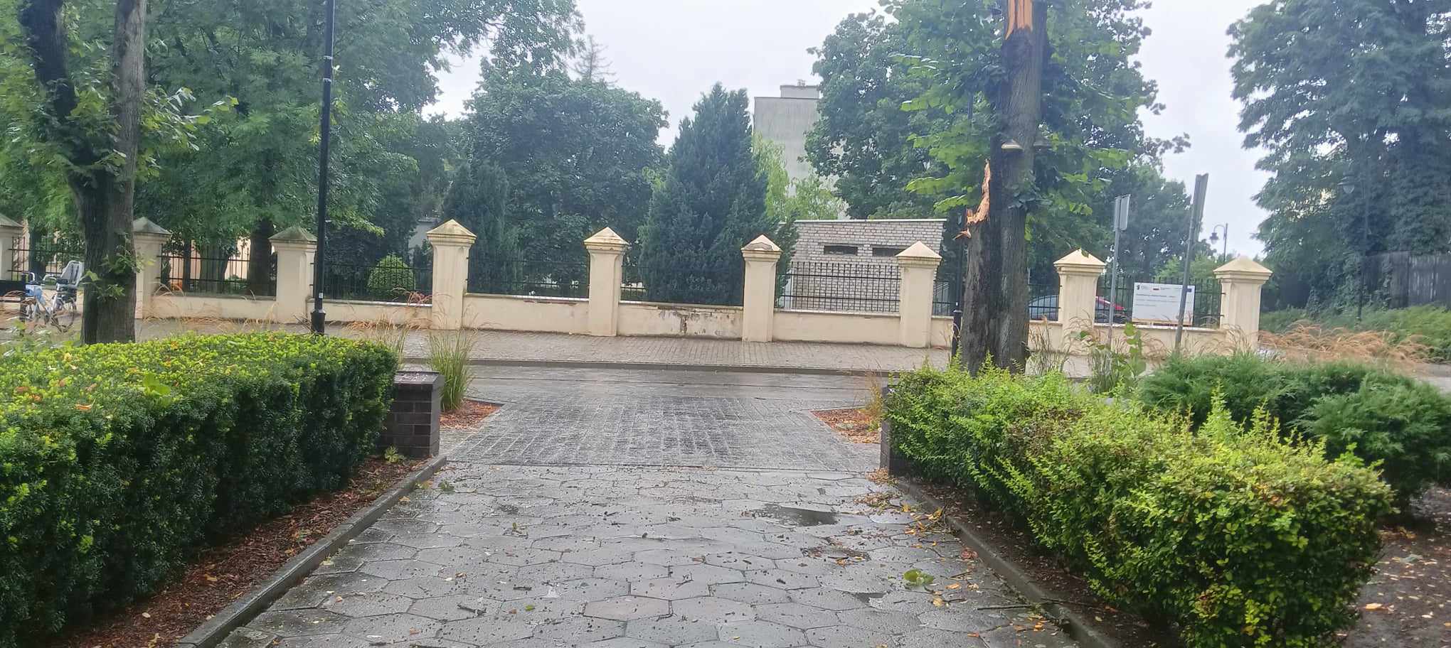 SKUTKI SILNEGO WIATRU