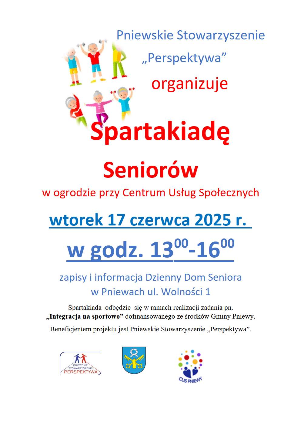 Zaproszenie na&nbsp;Spartakiadę Senior&oacute;w