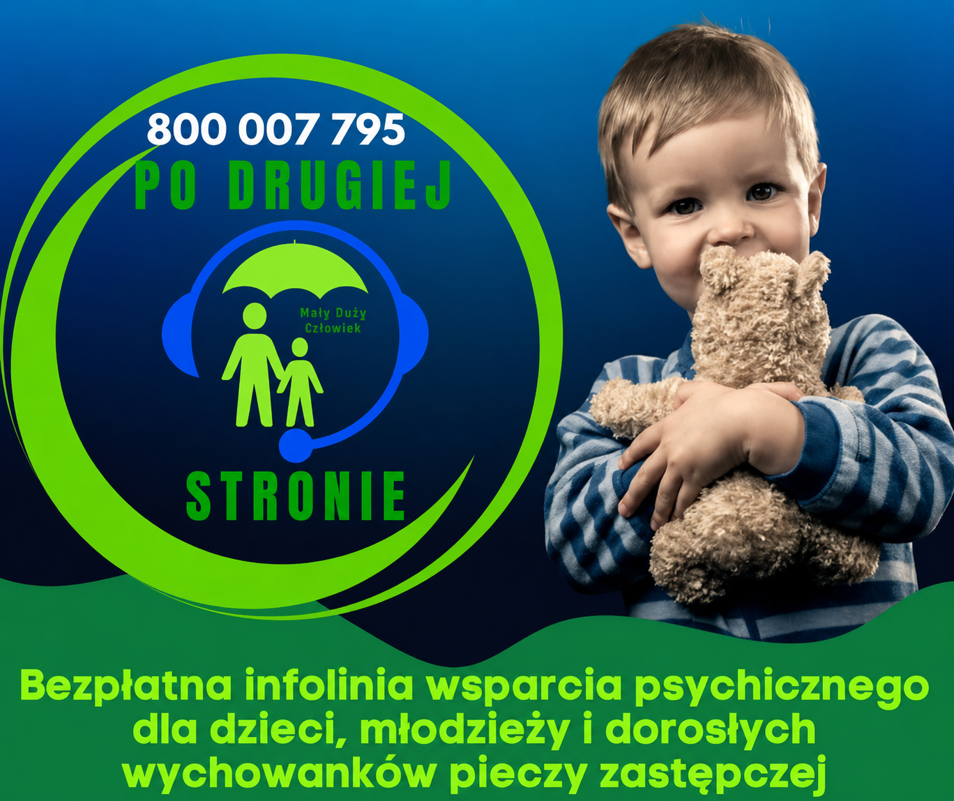 Plakat bezpłatna infolinia