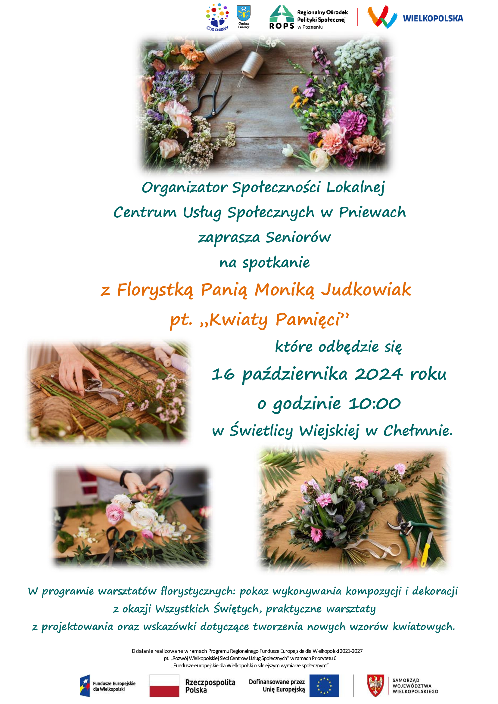 Zaproszenie na&nbsp;spotkanie z&nbsp;florystą