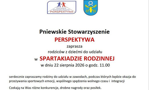 plakat spartakiada rodzinna