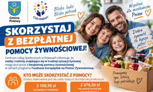 plakat pomoc żywnościowa