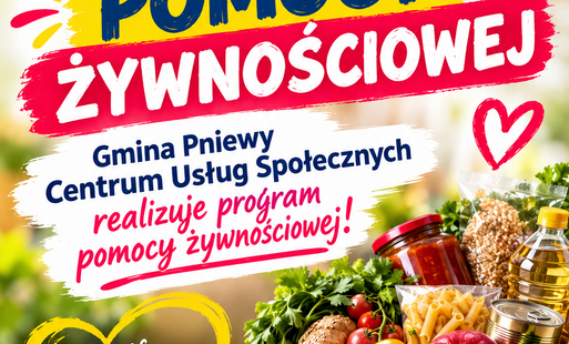 plakat pomoc żywnościowa
